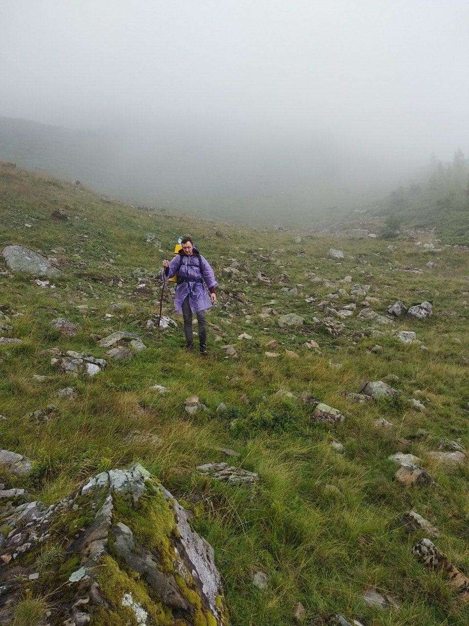 Спуск на Драгобрат